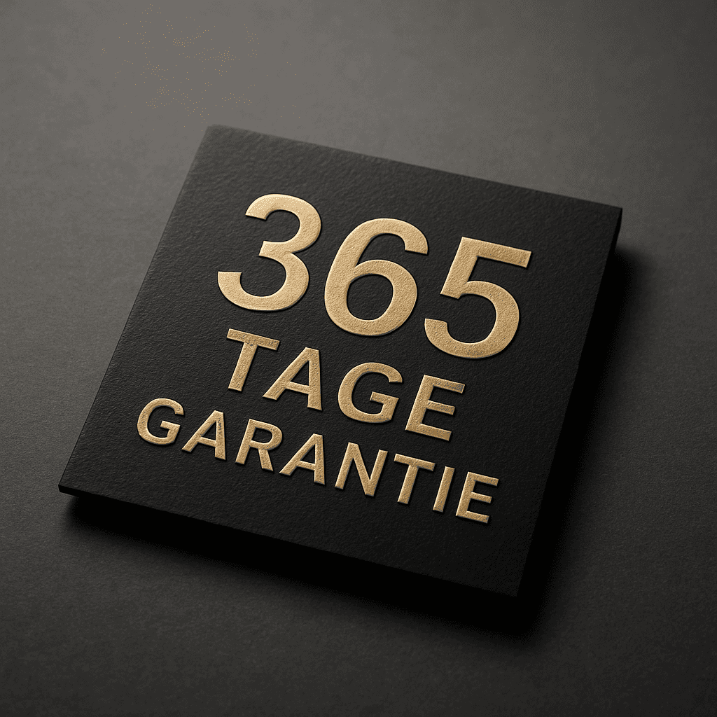 365 Tage Zufriedenheits-Garantie – Dein Vertrauen, unser Versprechen