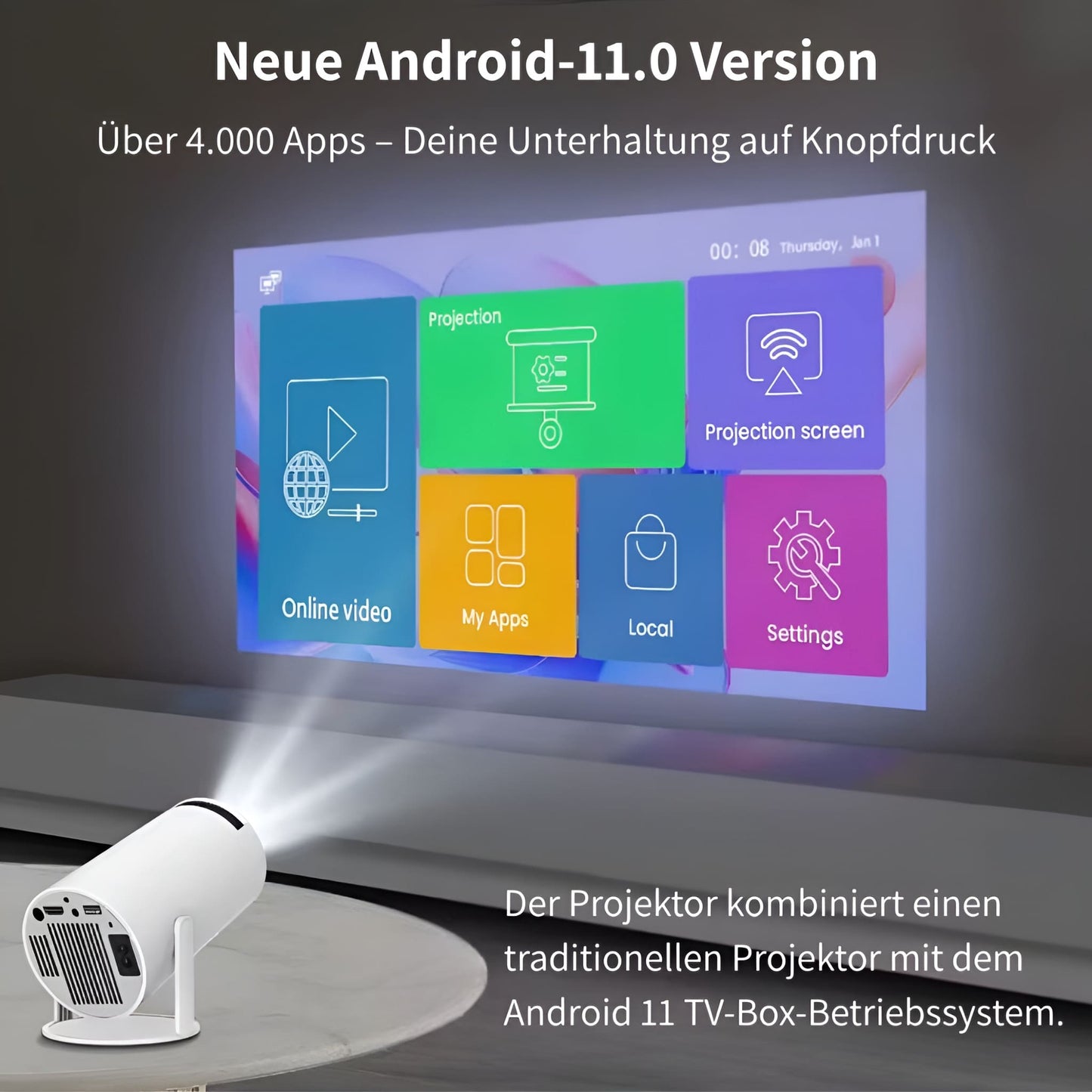 Vioris Cineon - Innovativer Projektor für magische Filmnächte